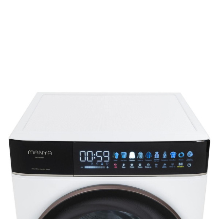 Стиральная машина с фронтальной загрузкой Manya M1409W, Max загрузка - 10кг, Max отжим - 1 400об/мин., цвет Белый