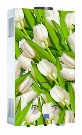 Колонка газова ATL 3-10 LT TULIPS, производительность 10 л/мин., Цвет Зелёный