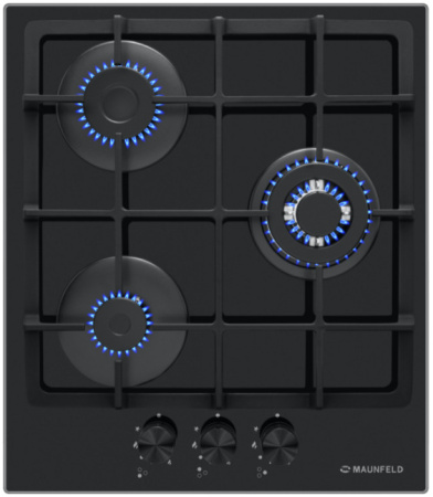 Встраиваемая варочная панель Газовая Maunfeld EGHG.43.33CB2\G, 44 см, цвет Чёрный