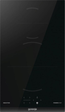 Встраиваемая варочная панель Индукционная Gorenje GI3201BC, 30 см, цвет Чёрный