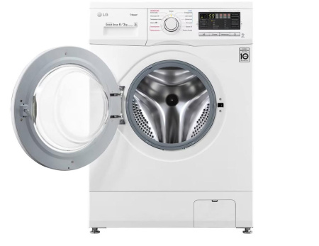 Стиральная машина с сушкой LG F1296CDS0, цвет Белый
