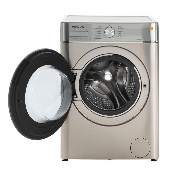 Стиральная машина с сушкой Manya M1408DX, цвет Серебристый