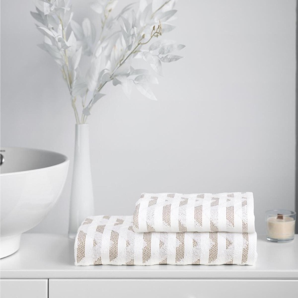 Полотенце Verossa 50/90 Relax Махра 480 гр/м2 Белый 926024