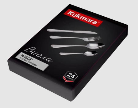 Набор столовых приборов Kukmara Виола 24 пр. НСП-24030