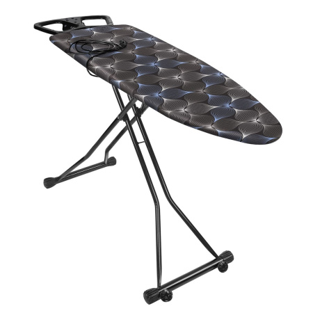 Гладильная доска Ника Sport Графичные цветы на черном NS/ЦЧ