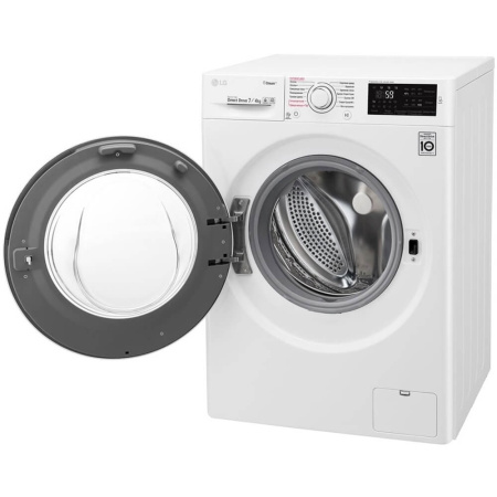 Стиральная машина с сушкой LG F2J6HG0W, цвет Белый