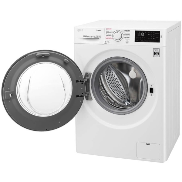 Стиральная машина с сушкой LG F2J6HG0W, цвет Белый