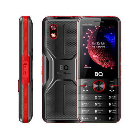 Мобильный телефон BQ-2842 Disco Boom Black+Red