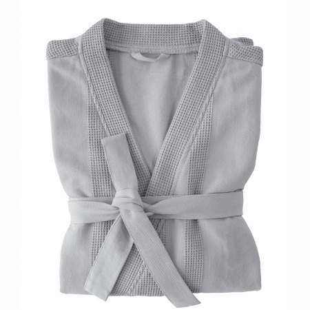 Халат Verossa вафельный Унисекс р-р. M Холодный серый 758950