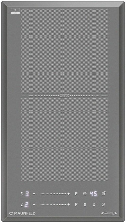 Встраиваемая варочная панель Индукционная Maunfeld CVI292S2FLGR Inverter, 29 см, цвет Серый