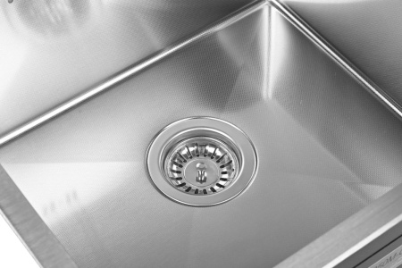 Кухонная мойка Wisent WGS35050M-C Тиснение с коландером, дозатором и сифоном