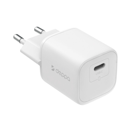 СЗУ Deppa Type-C PD 3,0 QC 4.0+ GaN 20Вт White 11489
