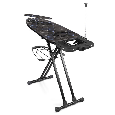 Гладильная доска Ника Валенсия 1 Графичные цветы на черном НВ1/ЦЧ