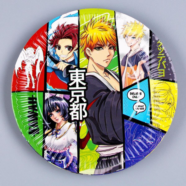 Набор бумажной посуды Страна Карнавалия Аниме 9799780