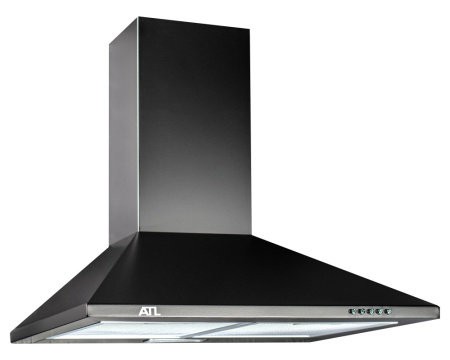 Вытяжка купольная, настенная, ATL 3503, цвет Чёрный, ширина 60см.