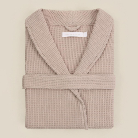 Халат SL Home вафельный женский Basic Саббиа р-р. L коричневый 10091556