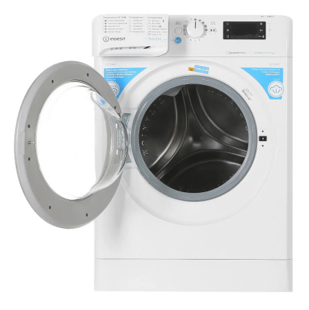 Стиральная машина с фронтальной загрузкой Indesit BWSE 81293X WSV RU, Max загрузка - 8кг, Max отжим - 1 200об/мин., цвет Белый