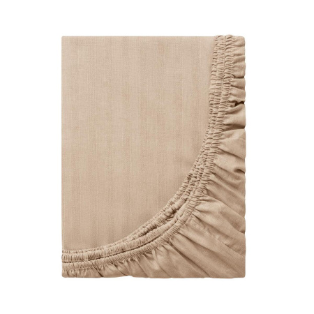 Простыня на резинке Волшебная Ночь 200/200/20 Caramel mousse Поплин 789246