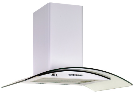 Вытяжка купольная, настенная, ATL 3388, цвет Белый, ширина 60см.