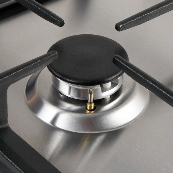 Встраиваемая варочная панель Газовая Oasis P-MEND, 29 см, цвет Нержавеющая сталь