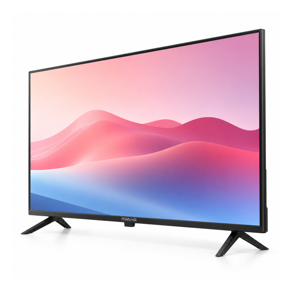 32" (81см) Телевизор Manya 32MH13BS, SMART, HD 1366x768, Цвет Чёрный