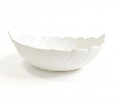 Салатник Blue Bird Листок 17,8*14см/500 мл BB-LSYW70white 128350