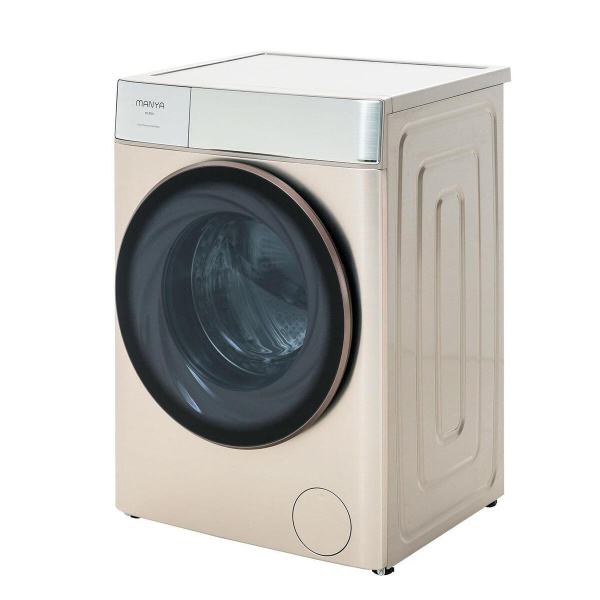 Стиральная машина с фронтальной загрузкой Manya M1409X, Max загрузка - 10кг, Max отжим - 1 400об/мин., цвет Серебристый