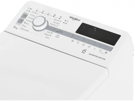 Стиральная машина с вертикальной загрузкой Whirlpool TDLR 7231BS EU/N, Max загрузка - 7кг, Max отжим - 1 200об/мин., цвет Белый
