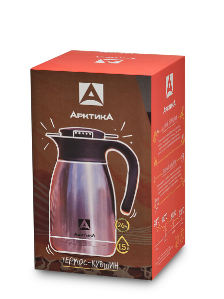 Термос-кувшин Арктика 1,5 л 605-1500 вакуумный 