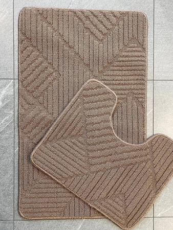 Набор ковриков BeeTex 55*90 и 45*55 мокко МС3-002