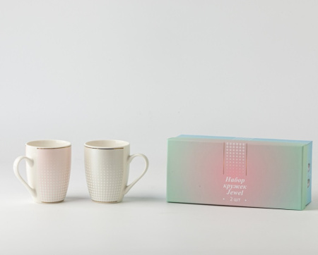 Набор кружек Jewel Бархат 2 пр. 340 мл ПС0005-22