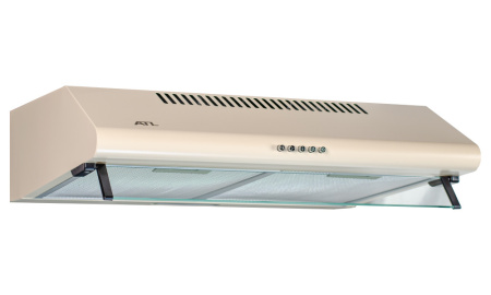 Вытяжка плоская, настенная, ATL 3005, цвет Бежевый, ширина 60см.