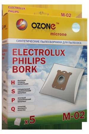 Пылесборник синтетический OZONE M-02 (S-bag)