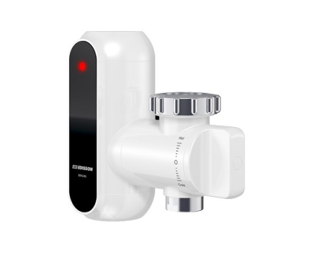 Водонагреватель проточный Edisson Bruni 3500, Кран, Цвет Белый