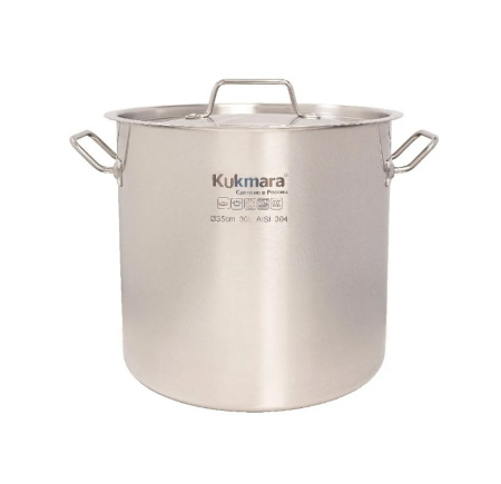 Кастрюля Kukmara Хорека 30 л/35 см с метал. крышкой HRC-SP30035M
