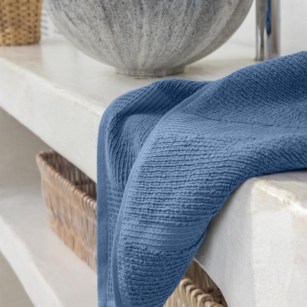 Полотенце Verossa 70/140 Wave Махра 480 гр/м2 Синий деним 797264