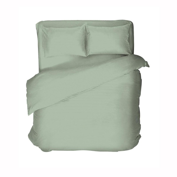 Простыня на резинке Волшебная Ночь 140/200/20 Smoke Green Поплин 782098