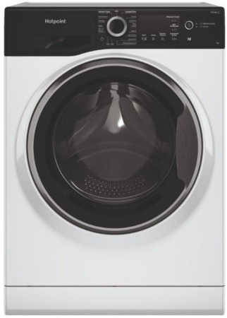 Стиральная машина с фронтальной загрузкой Hotpoint NSB 7225 ZS V RU, Max загрузка - 7кг, Max отжим - 1 200об/мин., цвет Белый