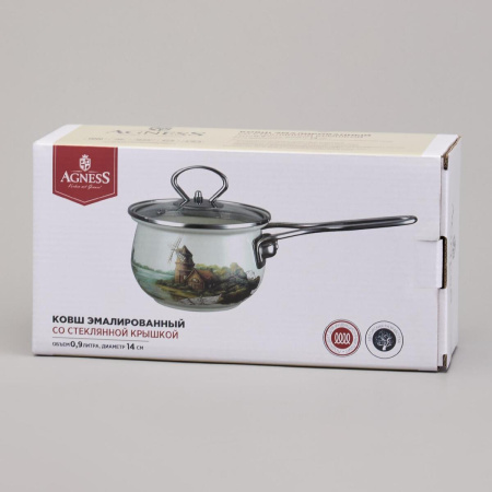 Ковш Agness Family House 0,9 л/14 см 943-069