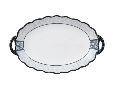 Блюдо Rashel 31 см овальное c ручками R-31101