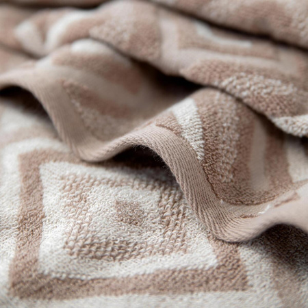 Полотенце Самойловский Текстиль 50/90 Сиена Махра Мокко/светло-бежевый 790239