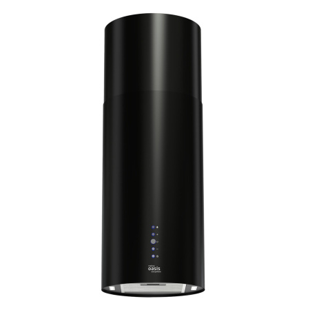 Вытяжка цилиндрическая, настенная, Oasis KR-50B, цвет Чёрный, ширина 35см.