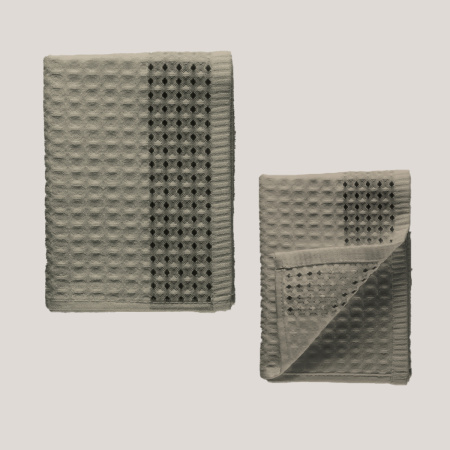 Полотенце Fine Line Amelia 50/100 Kварцевый серый вафельное A79425