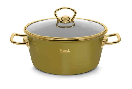 Кастрюля Rashel Grand 3,5 л/22 см оливковый R0622