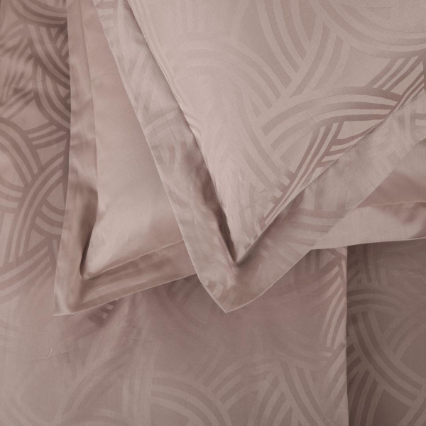 КПБ 2 сп Mona Liza Royal Радуга латте 50/70, 70/70 Сатин-Жаккард Бежевый 5438/21