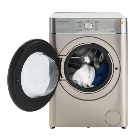 Стиральная машина с сушкой Manya M1408DX, цвет Серебристый