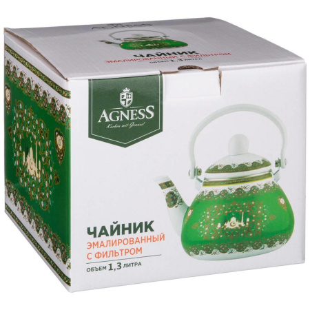 Чайник газовый Agness Сура 1,3 л 934-333
