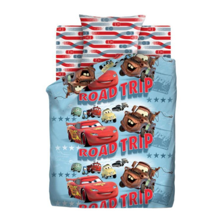 КПБ 1,5 сп Тачки Дорожное путешествие 70/70 Бязь 499267