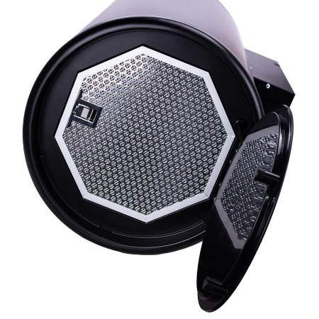 Вытяжка цилиндрическая, настенная, Manya H3508B, цвет Чёрный, ширина 38см.