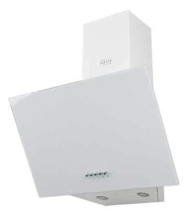 Вытяжка наклонная, настенная, Oasis NP-50W, цвет Белый, ширина 49,5см.
